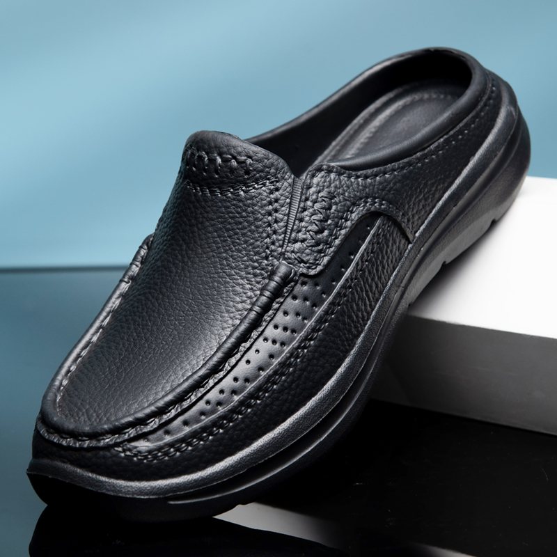 Water Shoes - รองเท้าแตะฤดูร้อน รองเท้าสวนแบบสวม กันน้ำและกันลื่น รองเท้าเชฟ น้ำหนักเบา ไซส์ใหญ่