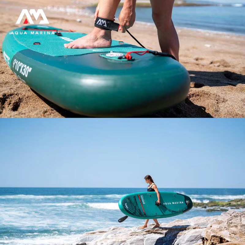เซ็ตกระดานโต้คลื่นแบบเป่าลม AQ - Surfboard Leash บทวิจารณ์และราคา