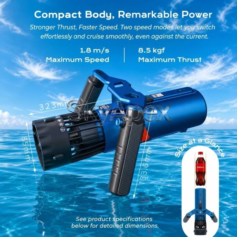 เครื่องขับเคลื่อนใต้น้ำแบบพกพา - Snorkeling Gear บทวิจารณ์และราคา