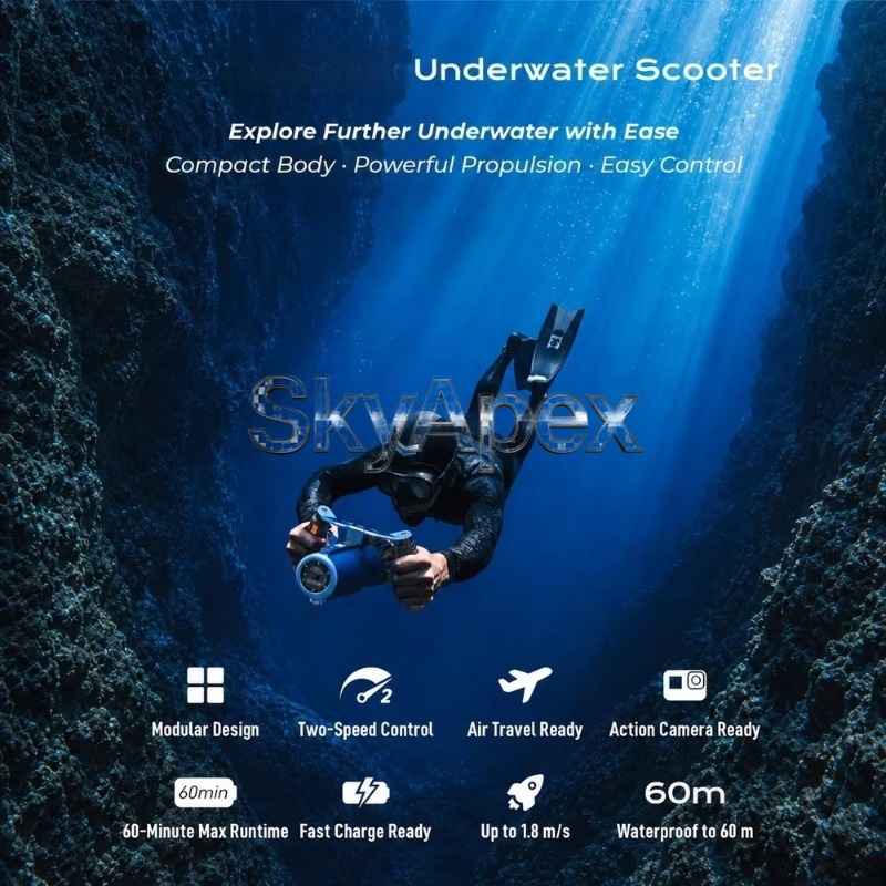 เครื่องขับเคลื่อนใต้น้ำแบบพกพา - Snorkeling Gear บทวิจารณ์และราคา
