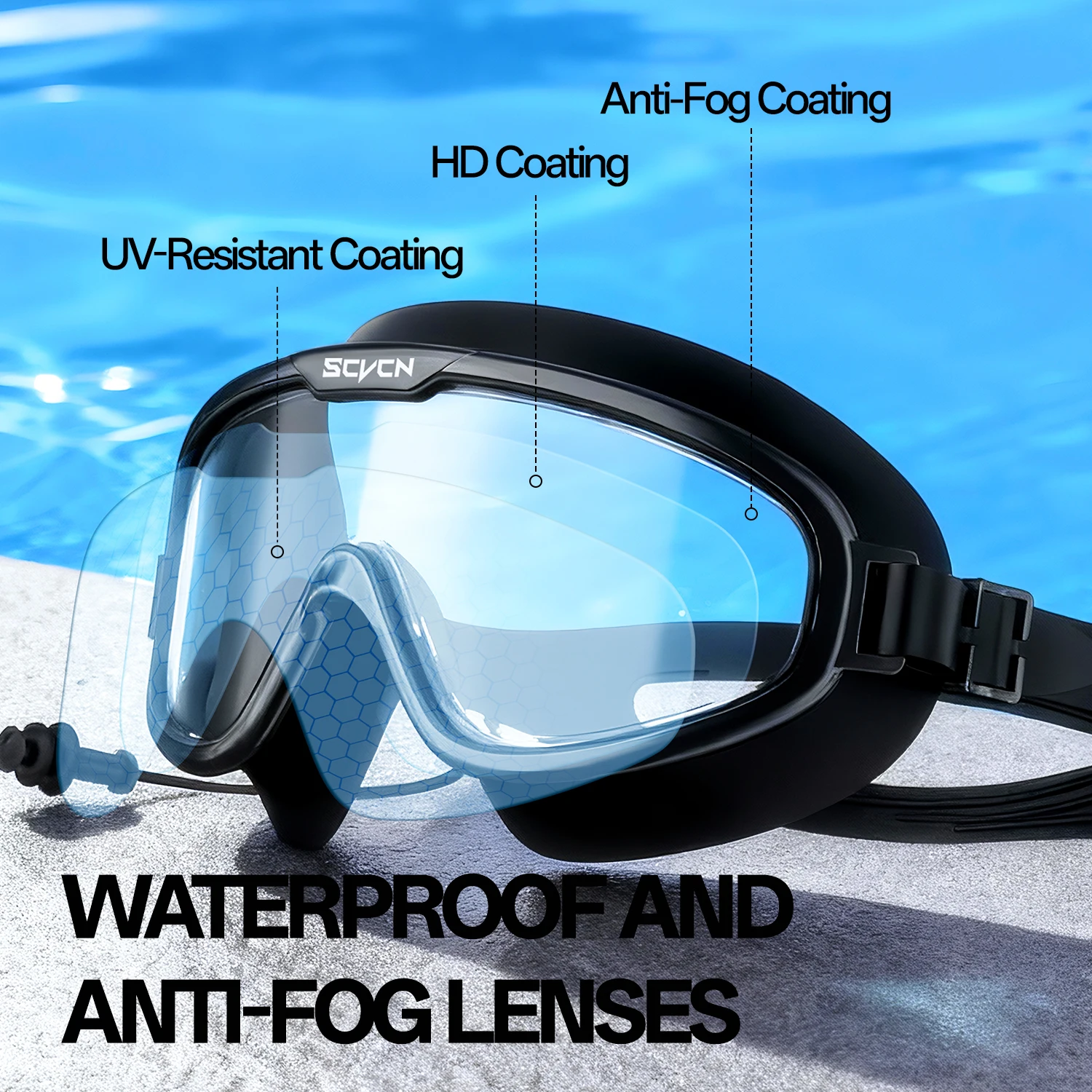 SCVCN แว่นตาว่ายน้ำการแข่งขันโ - Goggles Swim บทวิจารณ์และราคา