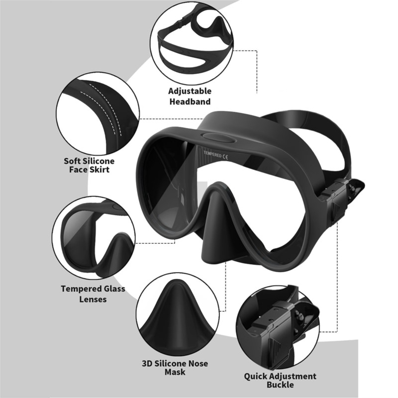 ชุดสน็อกเกิลสำหรับผู้ใหญ่ หน้า - Snorkel Set บทวิจารณ์และราคา