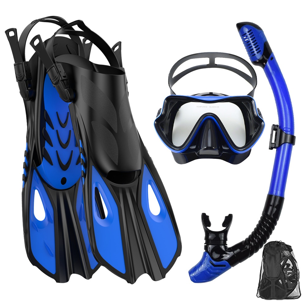 ชุดดำน้ำตื้น หน้ากากดำน้ำและสน - Diving Mask บทวิจารณ์และราคา