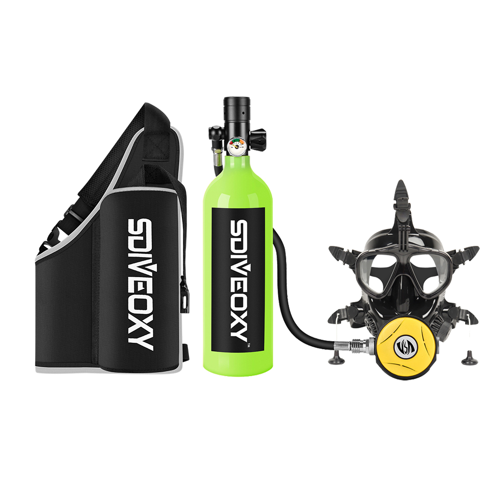 หน้ากากดำน้ำแบบรวมถังออกซิเจน  - Diving Mask บทวิจารณ์และราคา