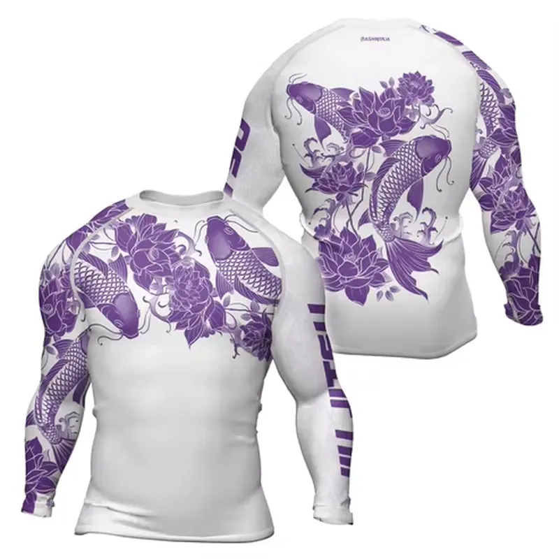 เสื้อรัดกล้ามเนื้อแขนยาวผู้ชาย - Rash Guard บทวิจารณ์และราคา